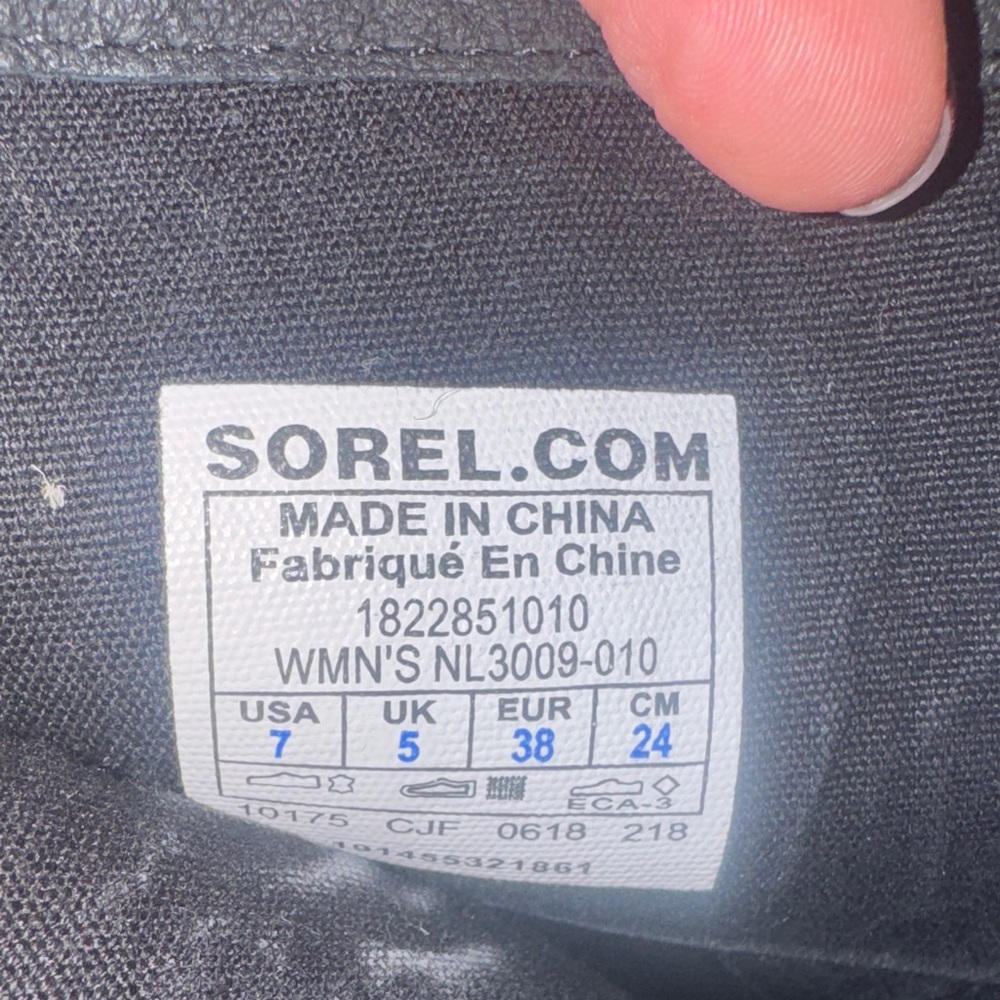 Sorrel black  Leather Buckle Boots - Picture 2 of 3